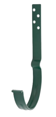 Детальное фото крюк крепления желоба длинный, сталь, d-125 мм, зеленый, aquasystem